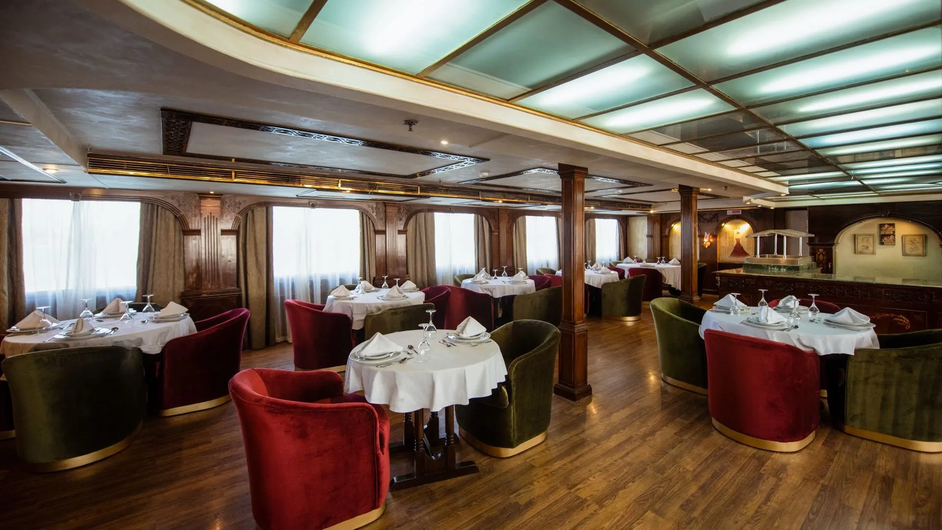 Lounge aboard the SUNRISE Terramar Nile Cruise Nile cruise